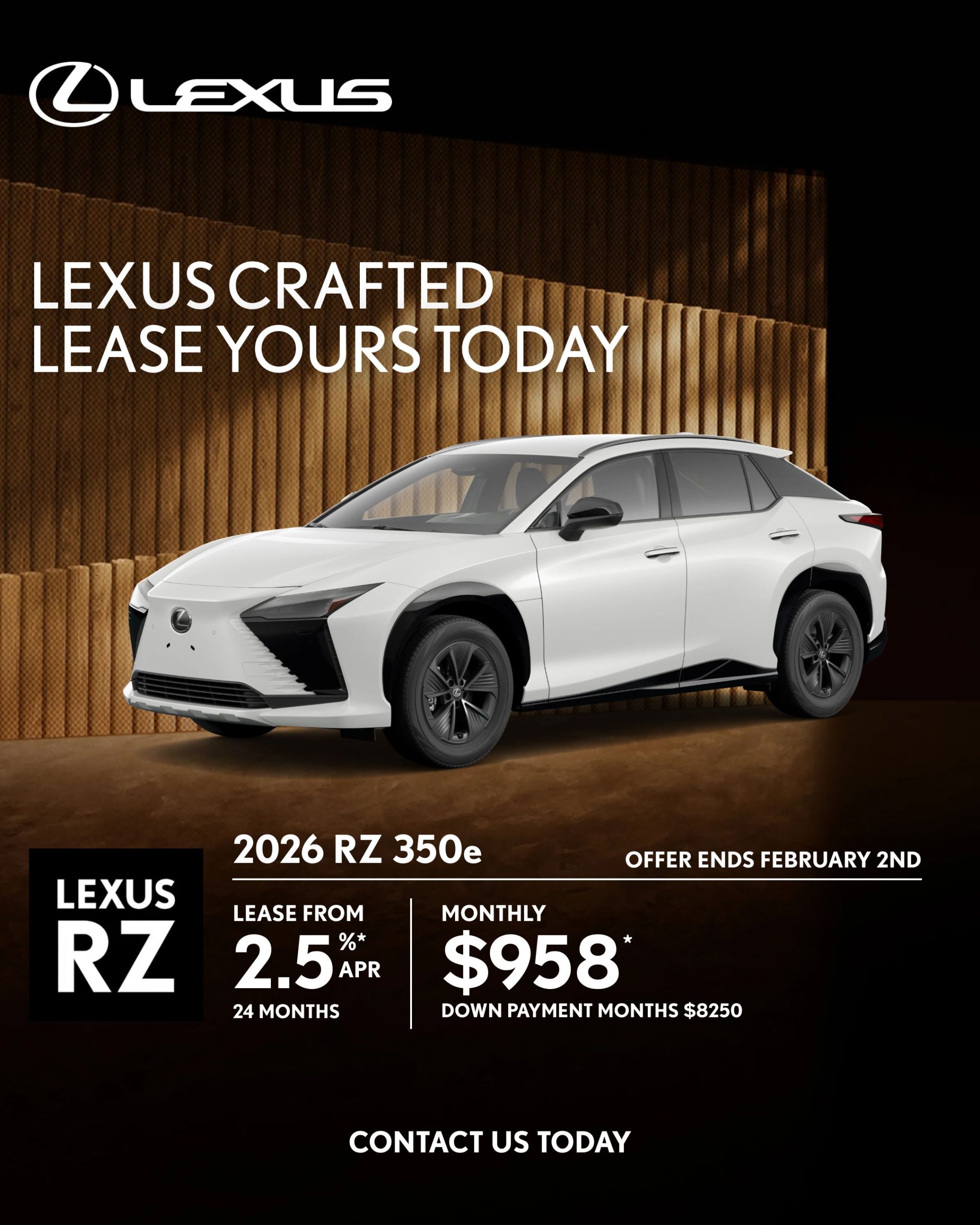 2026 Lexus RZ 350e