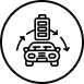 Maximize Efficiency Car Icon